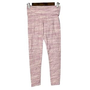 Aerie Light Pink Foldover 7/8 Yoga Athletic Pants S